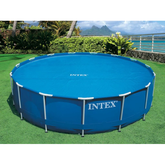 Соларно покривало за басейн INTEX Easy Set, 244 см. Соларно покривало за басейн INTEX Easy Set, 244 см.