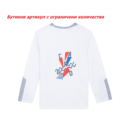 Тениска 3Pommes Graphic Cargo, момче, 9-12 м., ръст: 80 см. - бяла