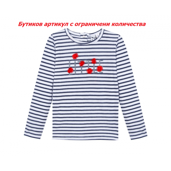Тениска 3Pommes Ocean Princess, момиче, 18-24 м., ръст: 92 см.