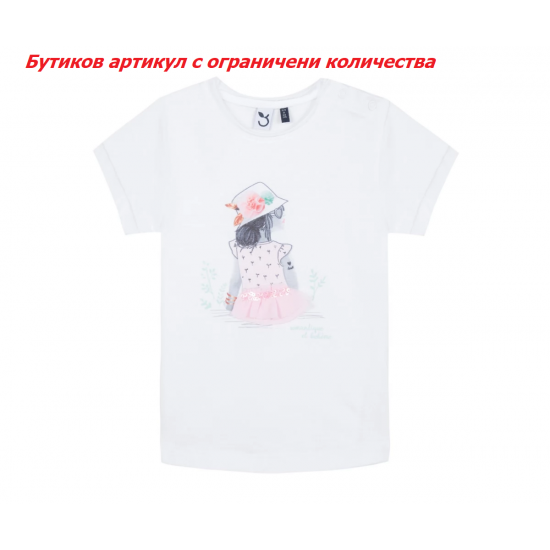 Тениска 3Pommes Lovely Flower with girl, момиче, 12-18 м., ръст: 86 см. Тениска 3Pommes Lovely Flower with girl, момиче, 12-18 м., ръст: 86 см.
