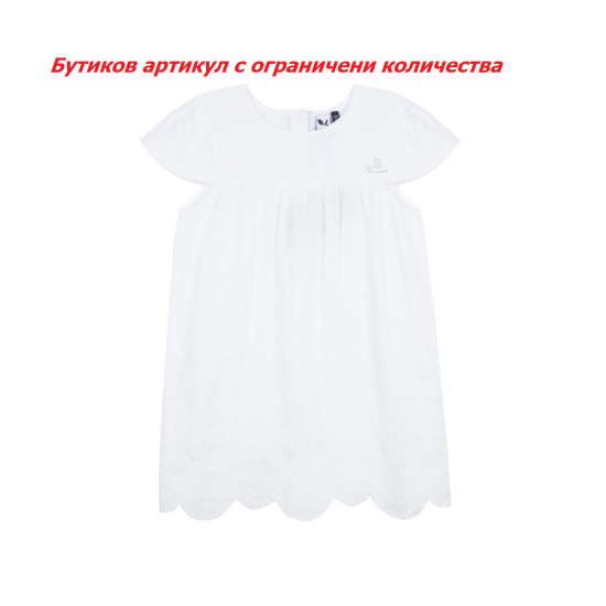 Рокля 3Pommes Lovely Flower, момиче, 3-4 г., ръст: 104 см. - бяла Рокля 3Pommes Lovely Flower, момиче, 3-4 г., ръст: 104 см. - бяла