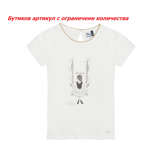 Тениска 3Pommes Like A Diamond, момиче, 5-6 г., ръст: 116 см. Тениска 3Pommes Like A Diamond, момиче, 5-6 г., ръст: 116 см.