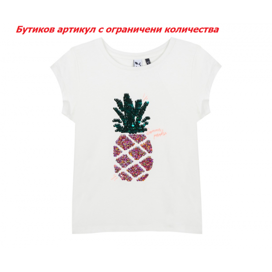 Тениска 3Pommes Palm Spring, момиче, 4-5 г., ръст: 110 см.