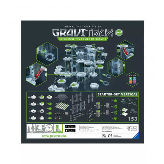 Настолна игра Ravensburger GraviTrax Pro Starter Set Vertical- стартов комплект