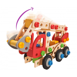 Дървен конструктор пожарна Eichhorn