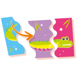 Уча се да ползвам ножици SES, пъзел животни Уча се да ползвам ножици SES, пъзел животни