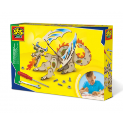 Дървен конструктор дракон SES Дървен конструктор дракон SES