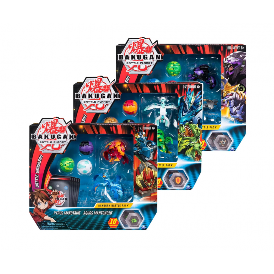 Боен пакет с 5 топчета Bakugan, асортимент Боен пакет с 5 топчета Bakugan, асортимент