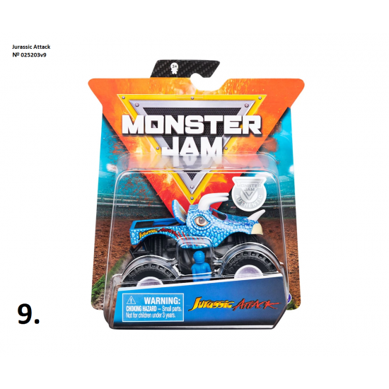 Автомобил Monster Jam, 1:64, асортимент