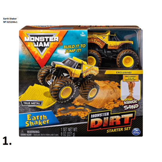 Кинетичен пясък Monster Jam, асортимент