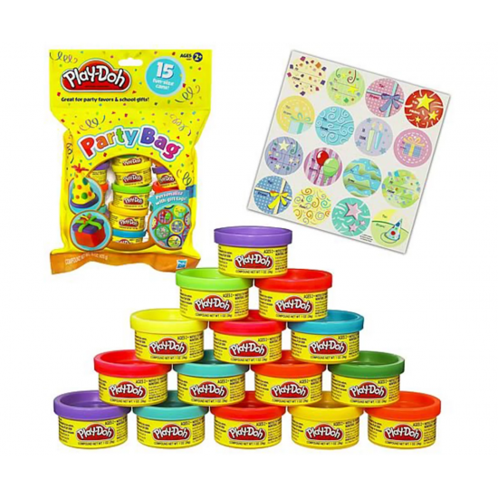 Play Doh - Парти пакет с 15 мини кофички Play Doh - Парти пакет с 15 мини кофички