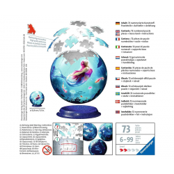 3D Пъзел Ravensburger 72 ел. - Русалка