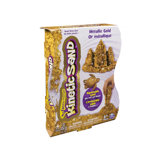 Kinetic Sand - Кутия с металически пясък Kinetic Sand - Кутия с металически пясък
