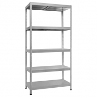 Метален стелаж HARD 180x60x40 см, до 90 кг на рафт - цинк Метален стелаж HARD 180x60x40 см, до 90 кг на рафт - цинк