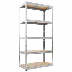 Метален стелаж STAR 180х90х35 см, до 350 кг на рафт - бял Метален стелаж STAR 180х90х35 см, до 350 кг на рафт - бял