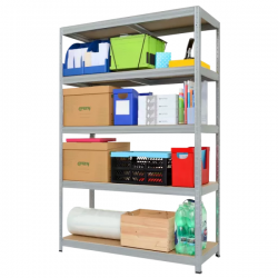 Метален стелаж STAR PLUS 180x120x45 см, до 250 кг на рафт - цинк Метален стелаж STAR PLUS 180x120x45 см, до 250 кг на рафт - цинк