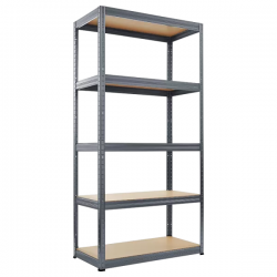 Метален стелаж STAR 180х75х35 см, до 275 кг на рафт - сив Метален стелаж STAR 180х75х35 см, до 275 кг на рафт - сив