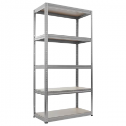 Метален стелаж STAR 180x90x35 см, до 175 кг на рафт - цинк Метален стелаж STAR 180x90x35 см, до 175 кг на рафт - цинк
