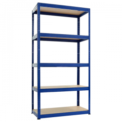 Метален стелаж STAR 180x90x40 см, до 175 кг на рафт - син Метален стелаж STAR 180x90x40 см, до 175 кг на рафт - син