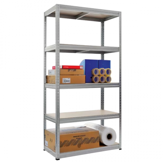 Метален стелаж STAR 180x90x45 см, до 350 на рафт - цинк Метален стелаж STAR 180x90x45 см, до 350 на рафт - цинк