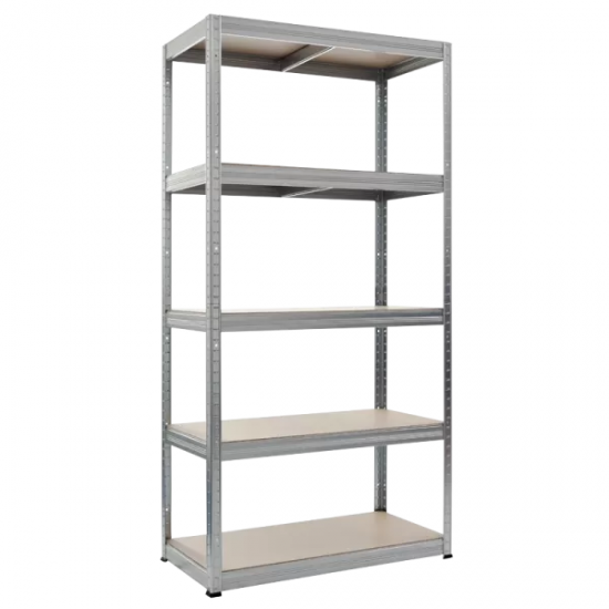 Метален стелаж STAR 180x90x45 см, до 350 на рафт - цинк Метален стелаж STAR 180x90x45 см, до 350 на рафт - цинк
