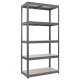 Метален стелаж STAR 180x90x45 см, до 350 кг на рафт - сив Метален стелаж STAR 180x90x45 см, до 350 кг на рафт - сив