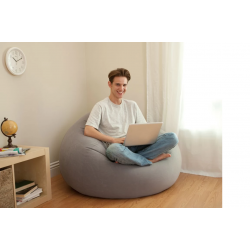 Надуваем ергономичен фотьойл INTEX Beanless Bag Надуваем ергономичен фотьойл INTEX Beanless Bag