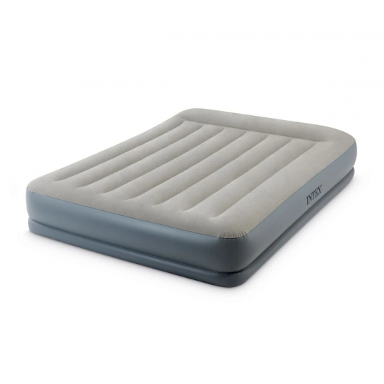 Надуваем матрак с вградена помпа INTEX Pillow Rest Queen Mid-Rise, 152 х 203 х 30 см.