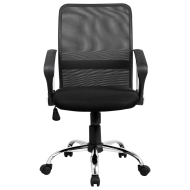 Работен офис стол Carmen 6591 - черен Работен офис стол Carmen 6591 - черен