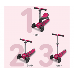 Детски скутер smarTrike Т1, розов Детски скутер smarTrike Т1, розов