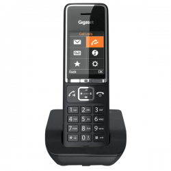 Безжичен DECT телефон Gigaset Comfort 550 - черен Безжичен DECT телефон Gigaset Comfort 550 - черен