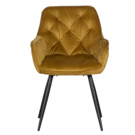 Трапезен стол LATINA - зелен, жълт