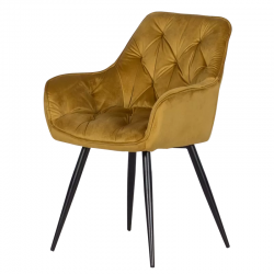 Трапезен стол LATINA - зелен, жълт Трапезен стол LATINA - зелен, жълт