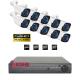 Full HD комплект с 10 IR камери и DVR за видеонаблюдение Full HD комплект с 10 IR камери и DVR за видеонаблюдение