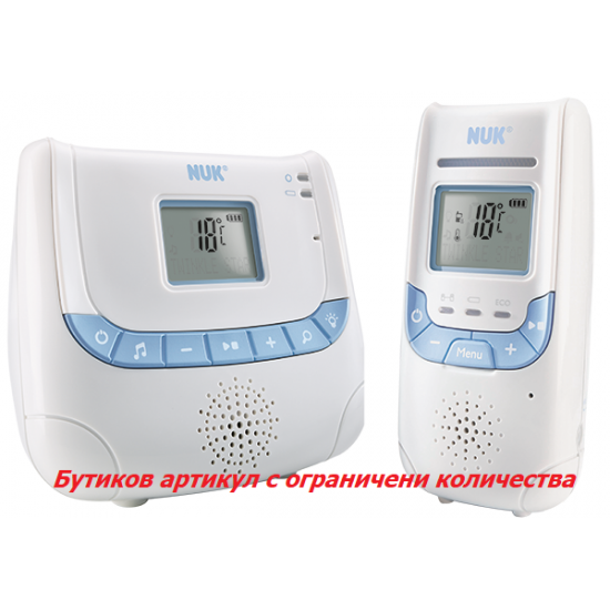 Дигитален бебефон с дисплей NUK Eco Control Дигитален бебефон с дисплей NUK Eco Control